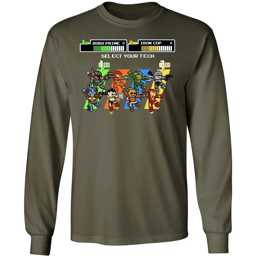 Long Sleeve T-Shirt - XS4SL3U9 - Military Green - 16