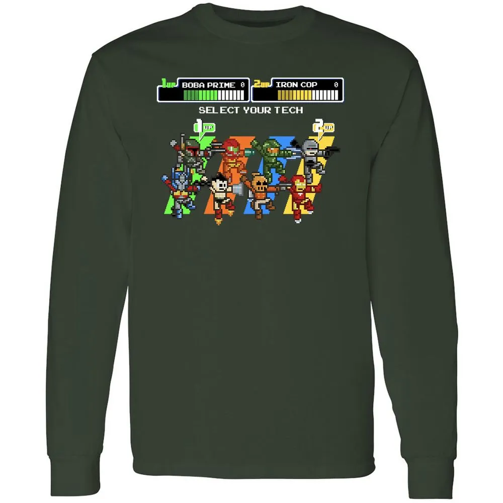 Long Sleeve T-Shirt - XS4SL3U9 - Forest Green - 4