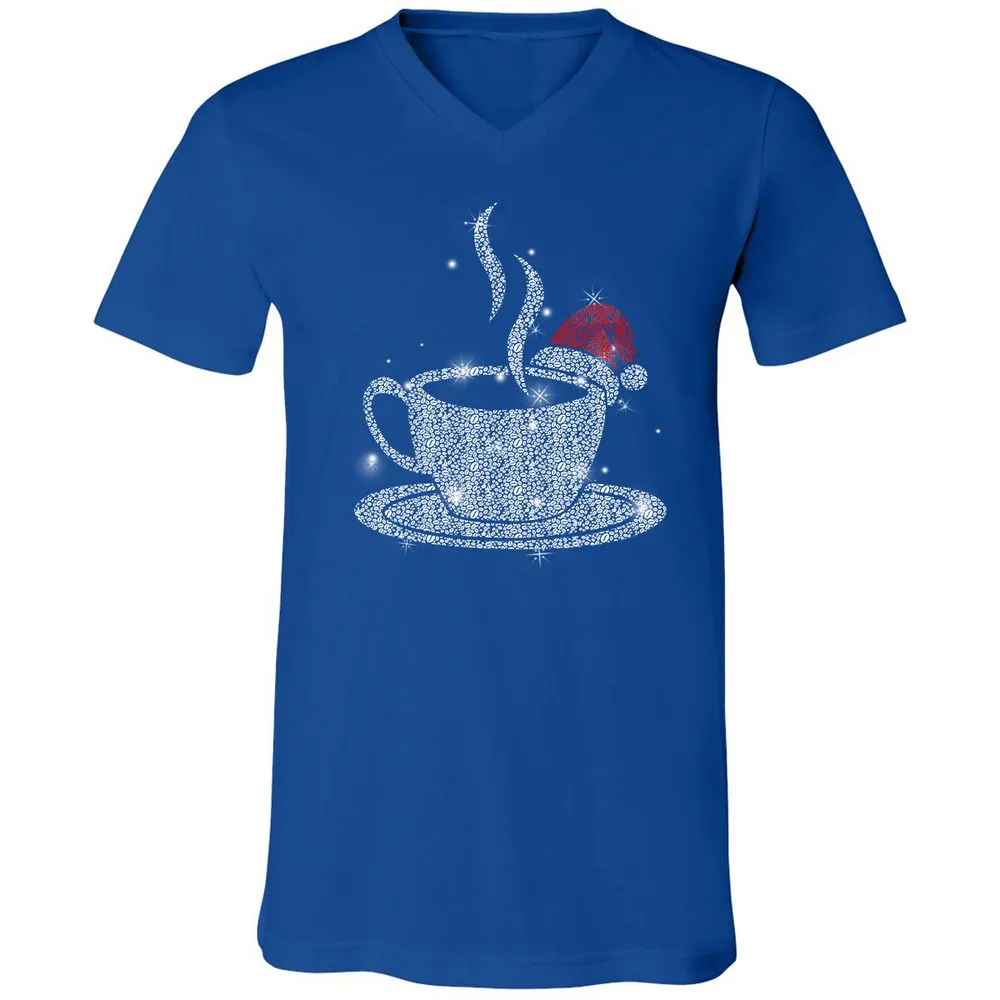 Unisex V-Neck T-Shirt - Y2JF5PGA - True Royal - 4