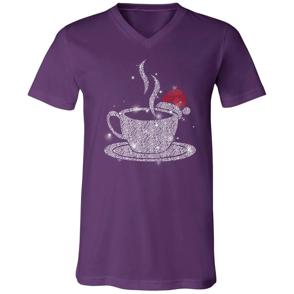 Unisex V-Neck T-Shirt - Y2JF5PGA - Team Purple - 9