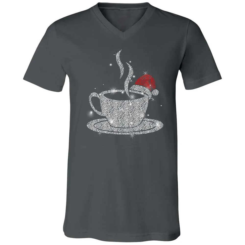 Unisex V-Neck T-Shirt - Y2JF5PGA - Asphalt - 12