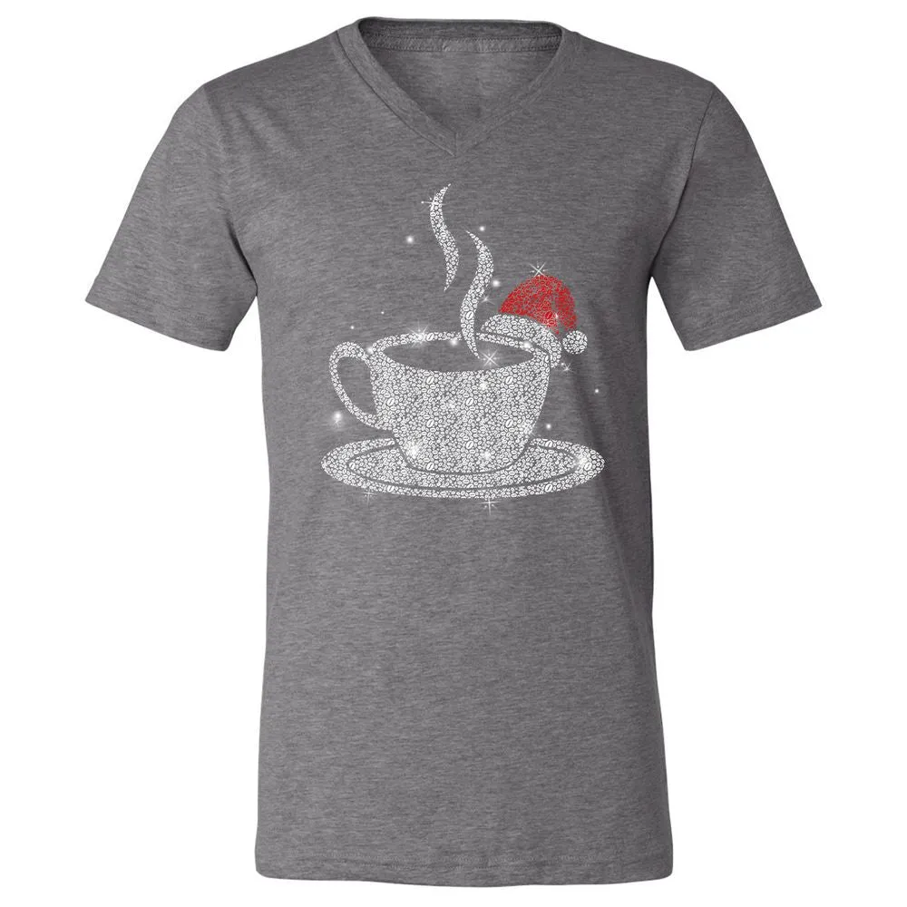 Unisex V-Neck T-Shirt - Y2JF5PGA - Deep Heather - 13