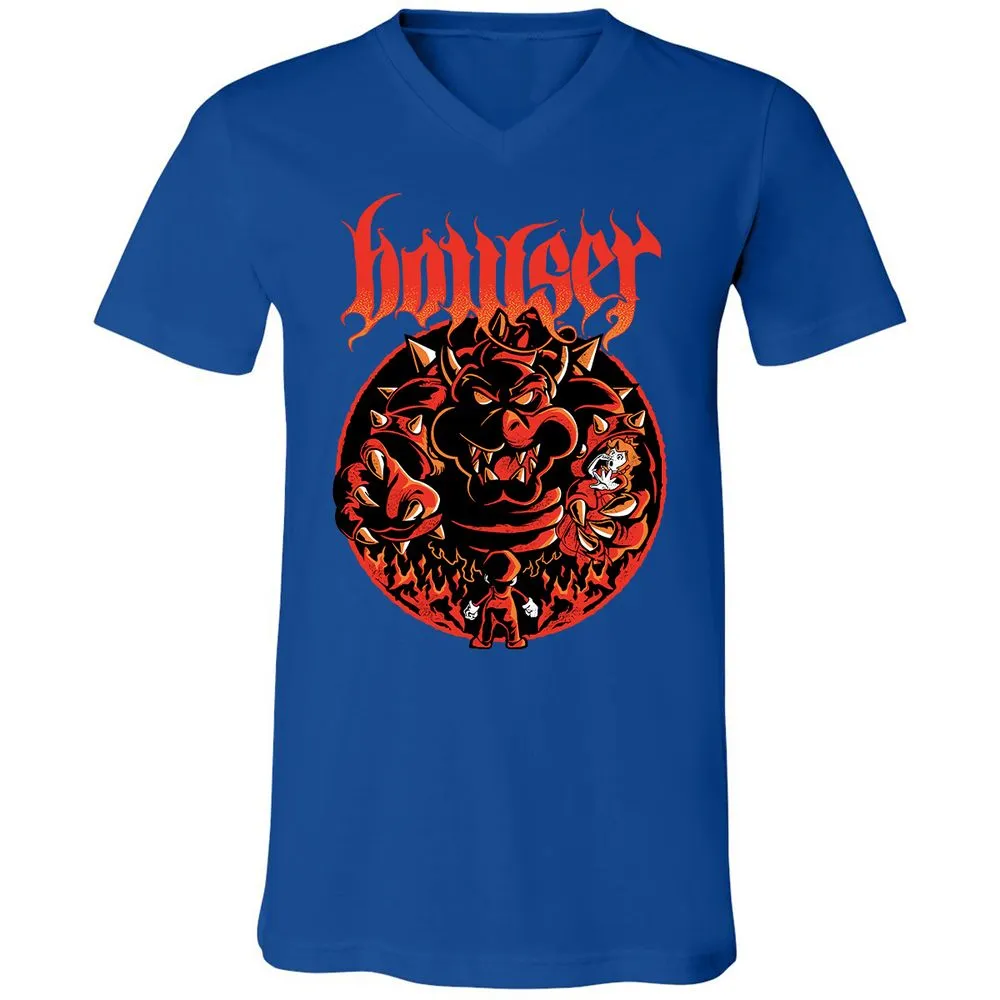 Unisex V-Neck T-Shirt - 1Z1VDBKM - True Royal - 4