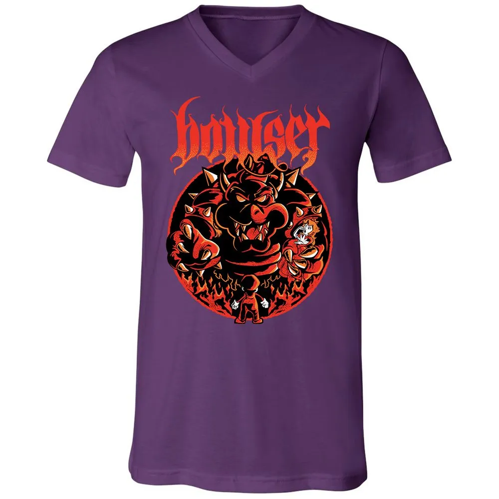 Unisex V-Neck T-Shirt - 1Z1VDBKM - Team Purple - 9