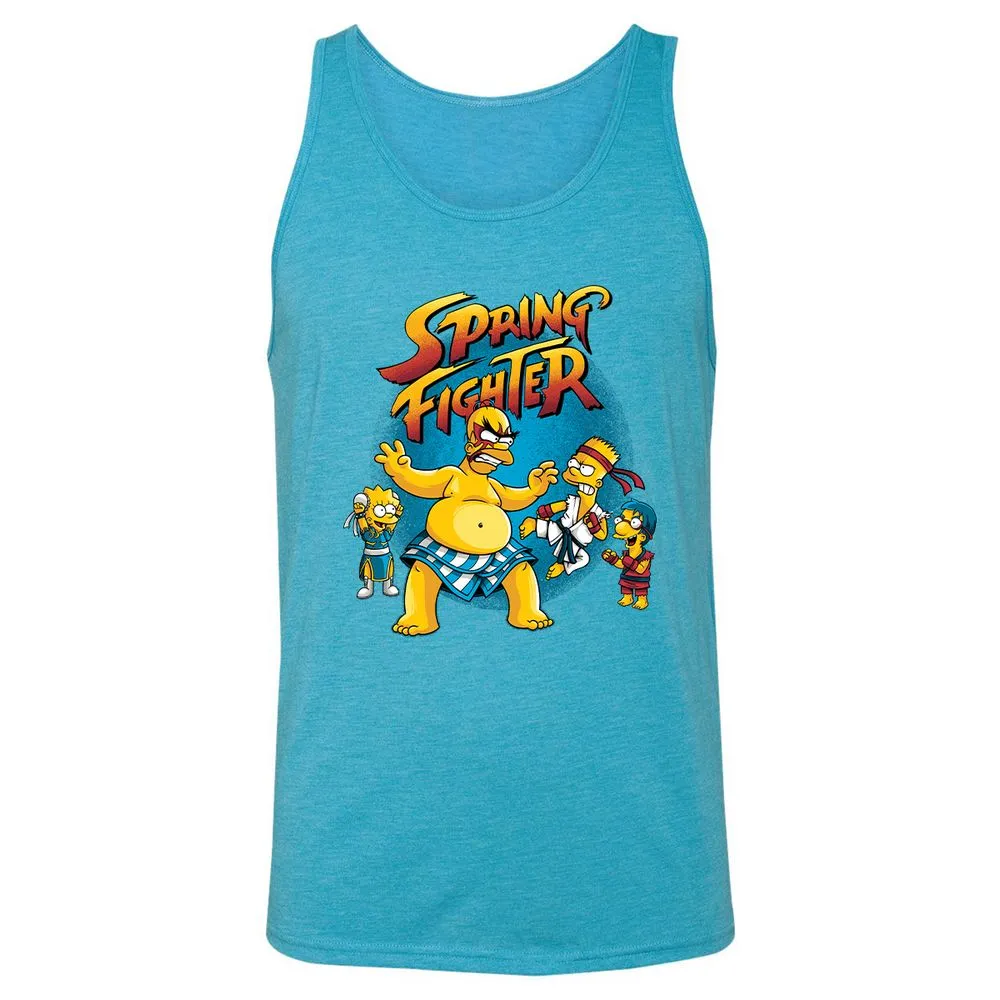 Unisex Jersey Tank - KV51P7XR - Aqua Triblend - 3