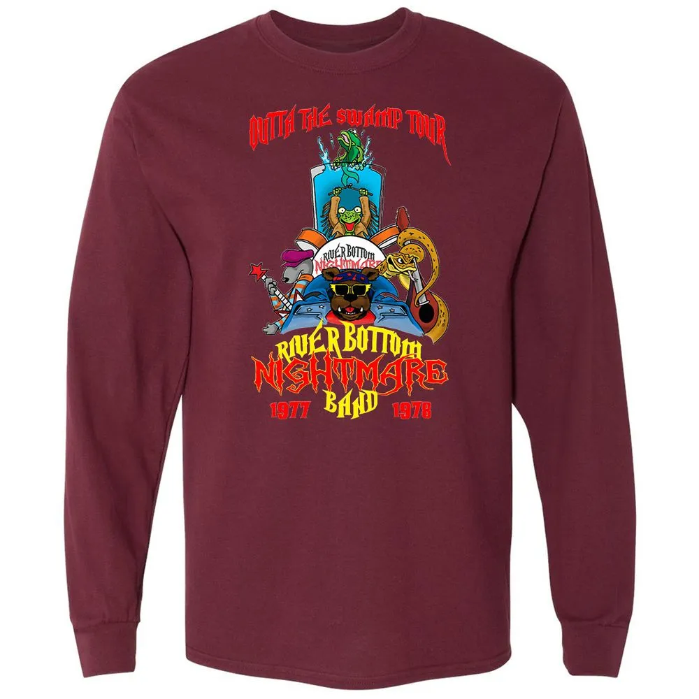 Long Sleeve T-Shirt - 9WQLHNLM - Maroon - 11