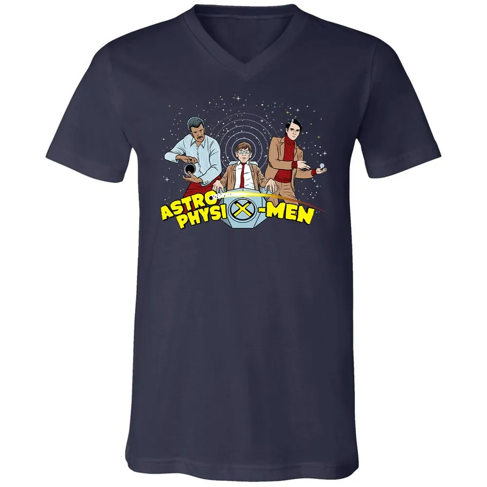 Unisex V-Neck T-Shirt - LW1P2QKU - Navy - 2