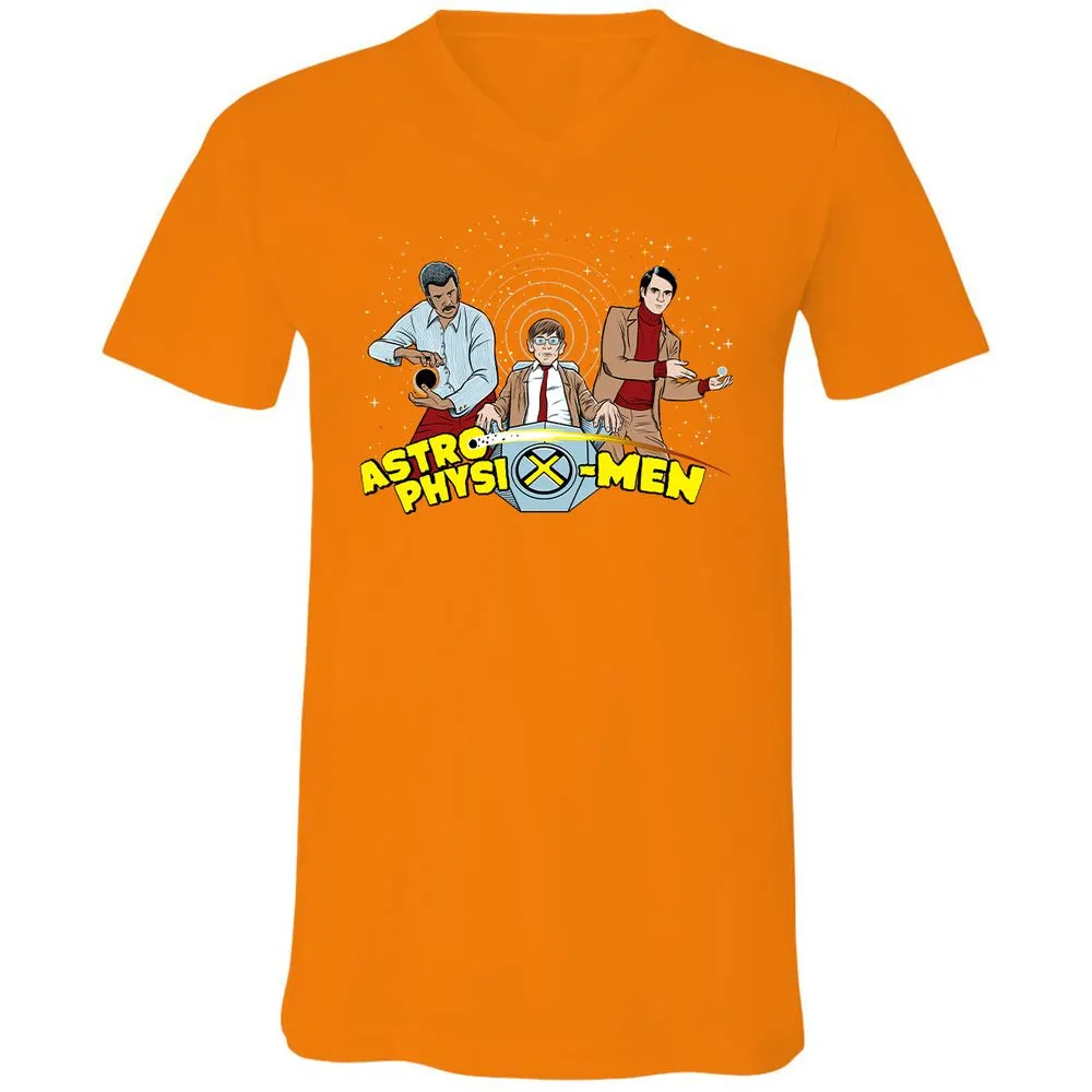 Unisex V-Neck T-Shirt - LW1P2QKU - Orange - 11