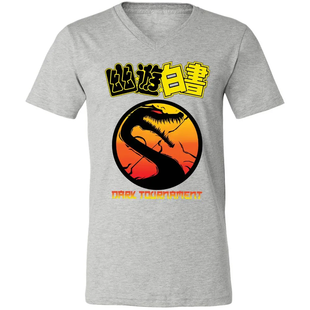 Unisex V-Neck T-Shirt - JKF6YFDC - Athletic Heather - 7