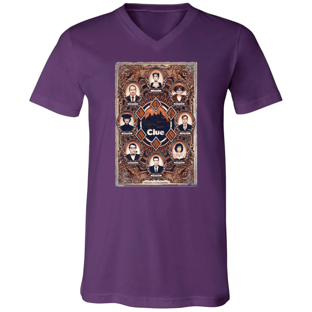 Unisex V-Neck T-Shirt - XBBCEW3E - Team Purple - 9