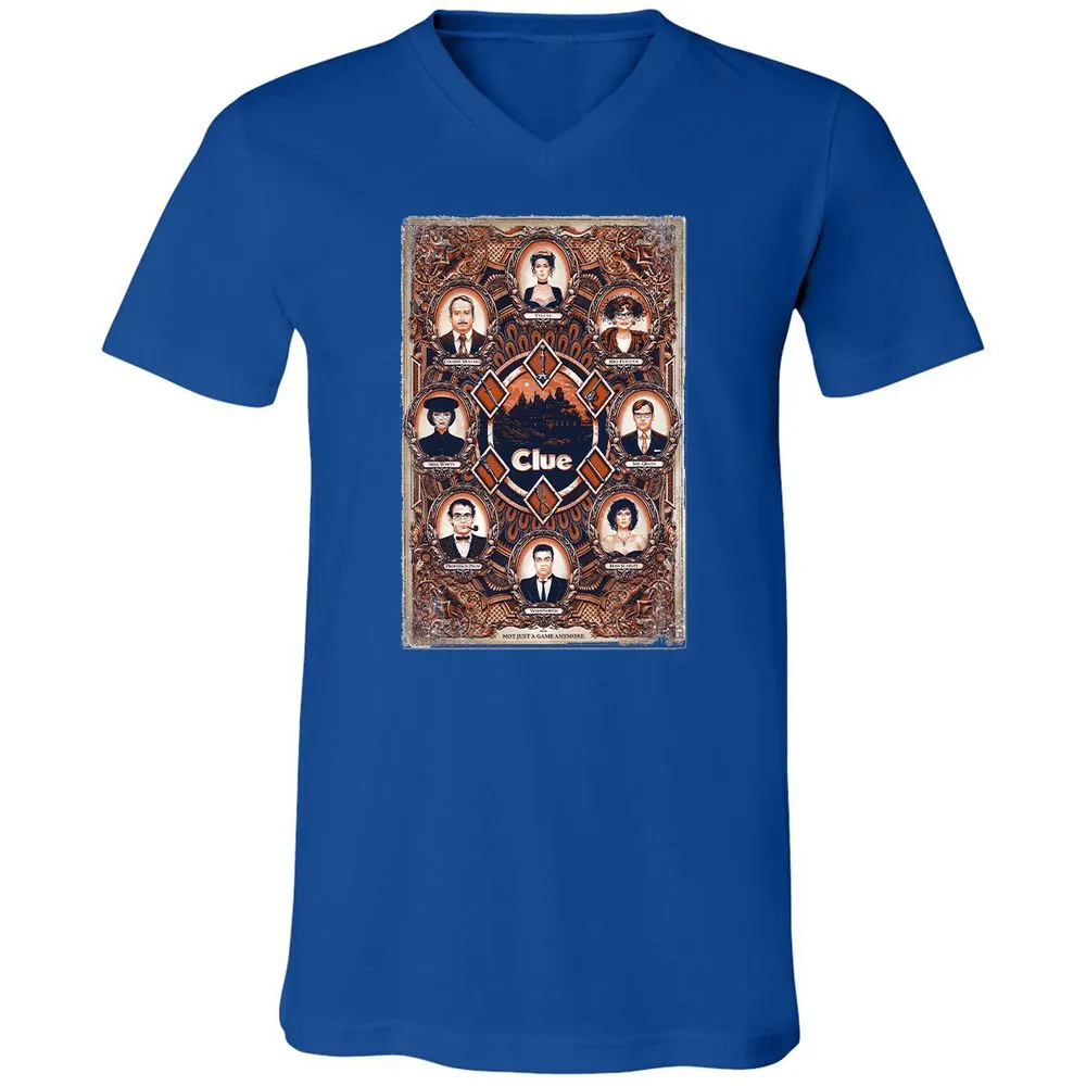 Unisex V-Neck T-Shirt - XBBCEW3E - True Royal - 4