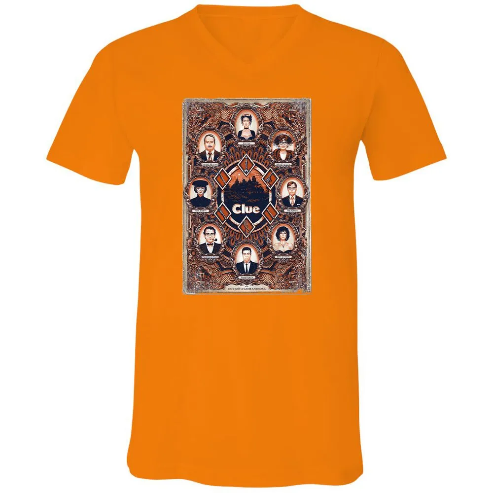 Unisex V-Neck T-Shirt - XBBCEW3E - Orange - 11