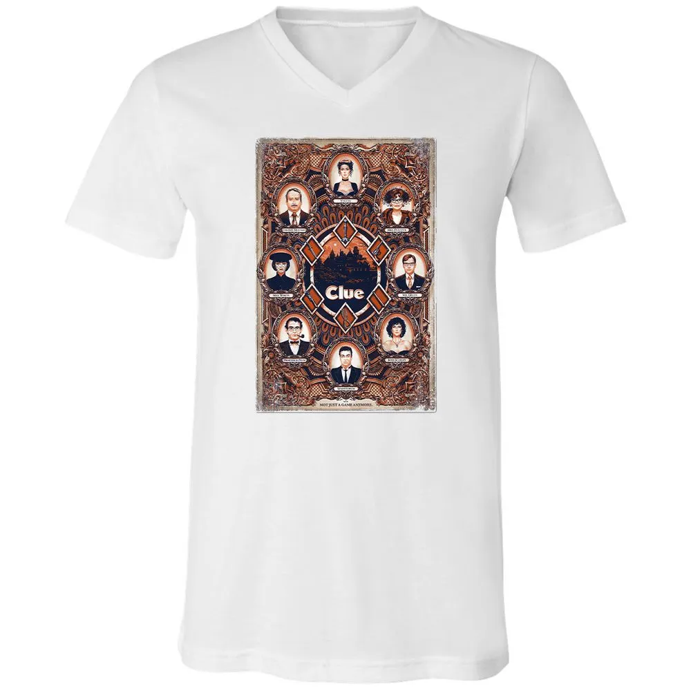 Unisex V-Neck T-Shirt - XBBCEW3E - White - 5