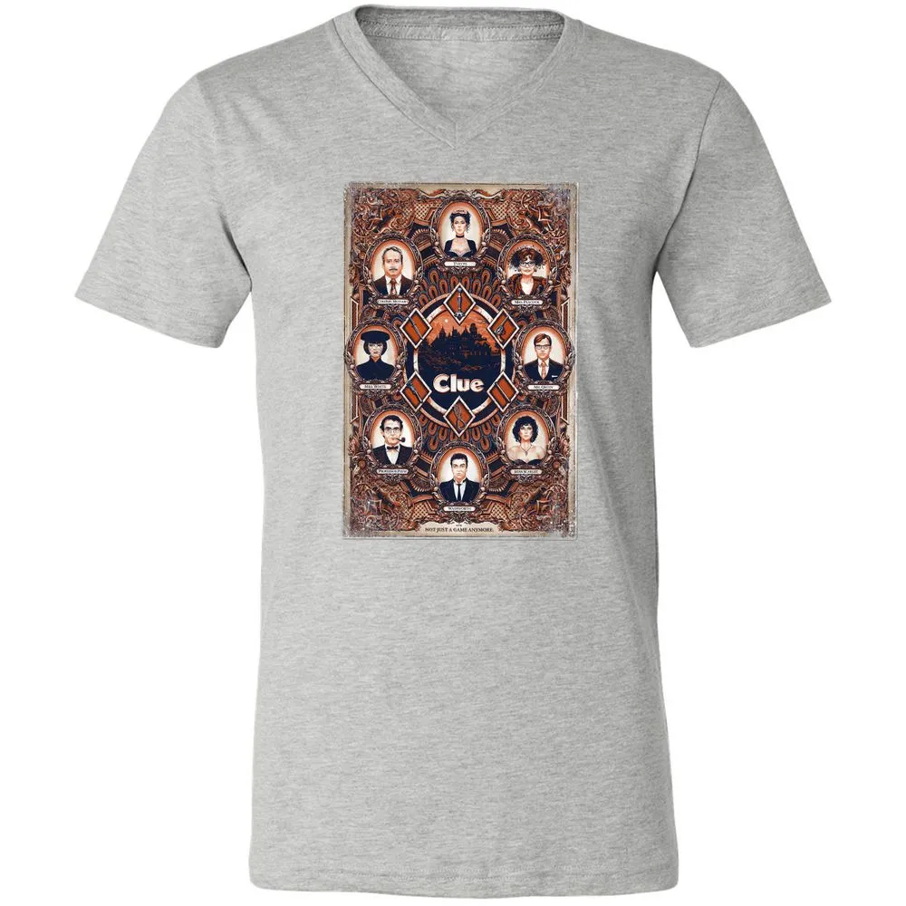 Unisex V-Neck T-Shirt - XBBCEW3E - Athletic Heather - 7