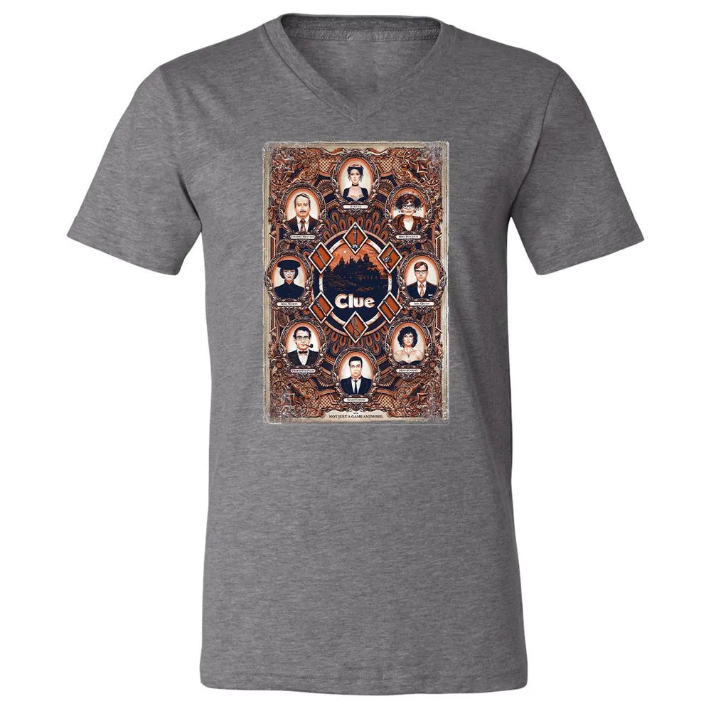 Unisex V-Neck T-Shirt - XBBCEW3E - Deep Heather - 13