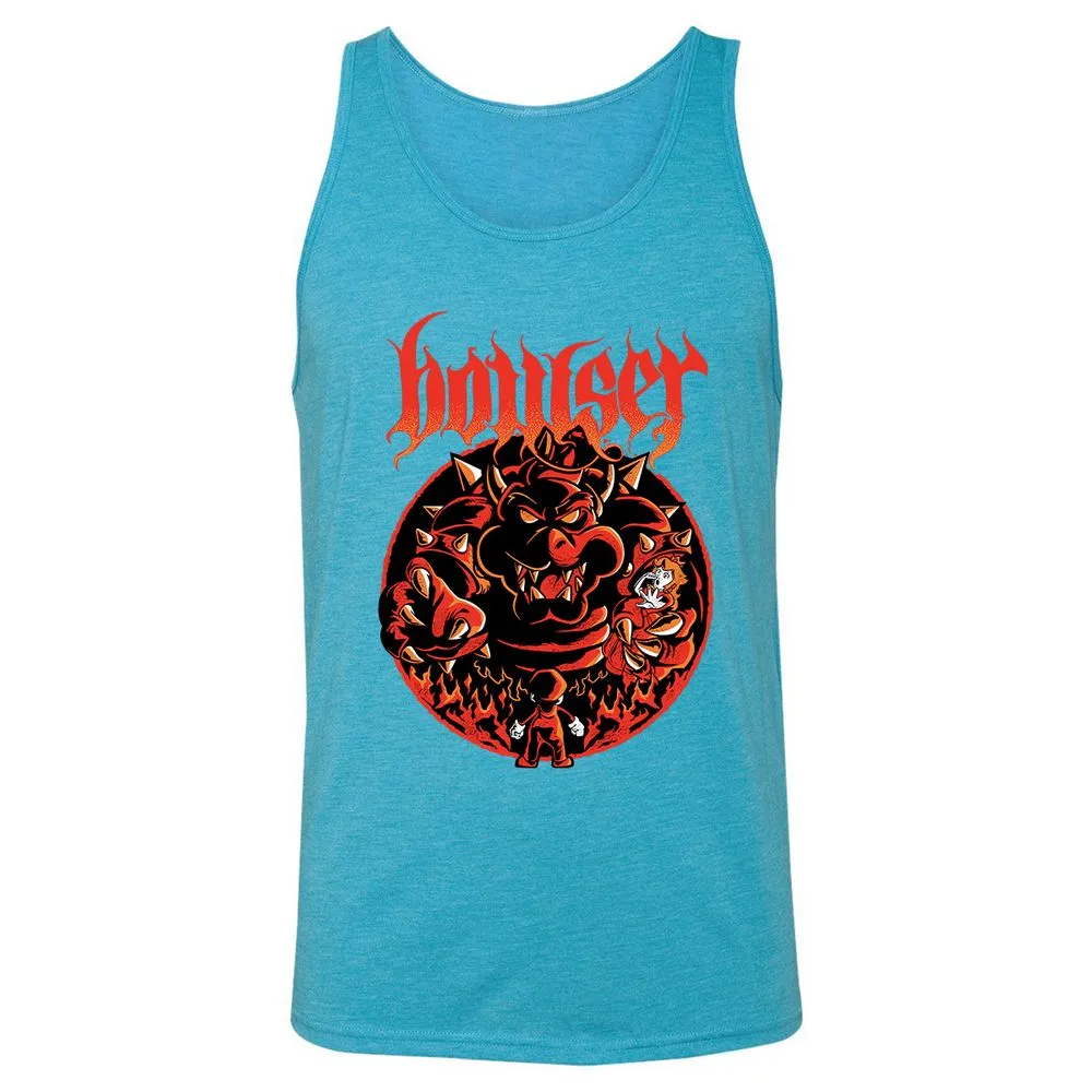 Unisex Jersey Tank - Y8ZN6EX2 - Aqua Triblend - 3
