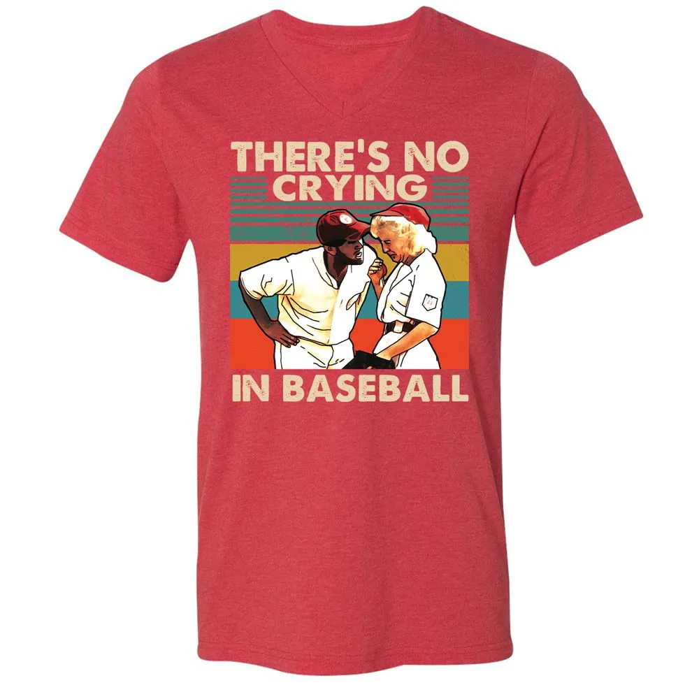 Unisex V-Neck T-Shirt - 476UPHL3 - Heather Red - 16