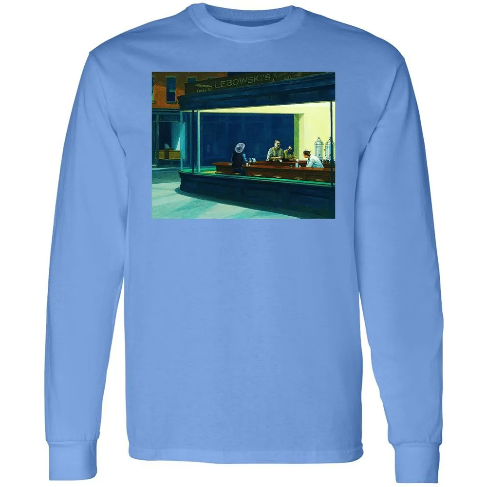 Long Sleeve T-Shirt - 2E4TDWS8 - Carolina Blue - 12