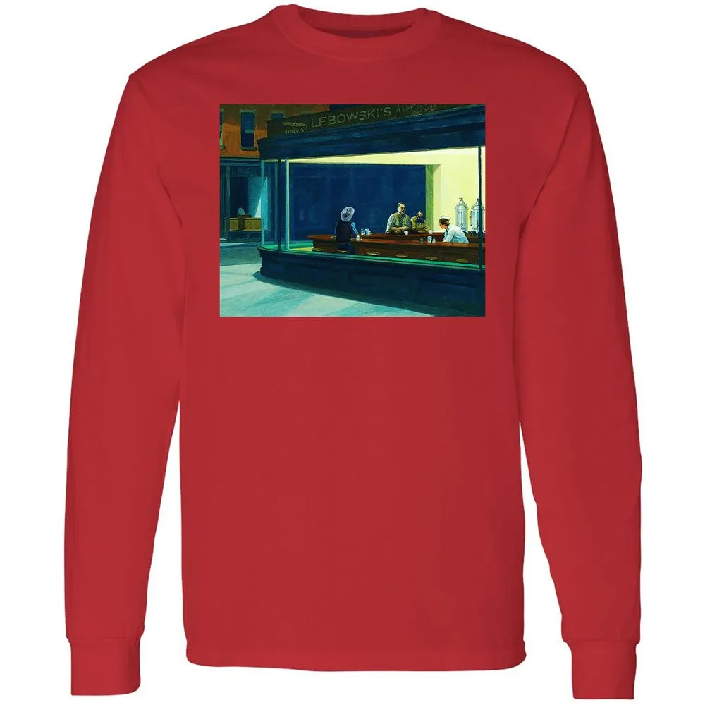 Long Sleeve T-Shirt - 2E4TDWS8 - Red - 14