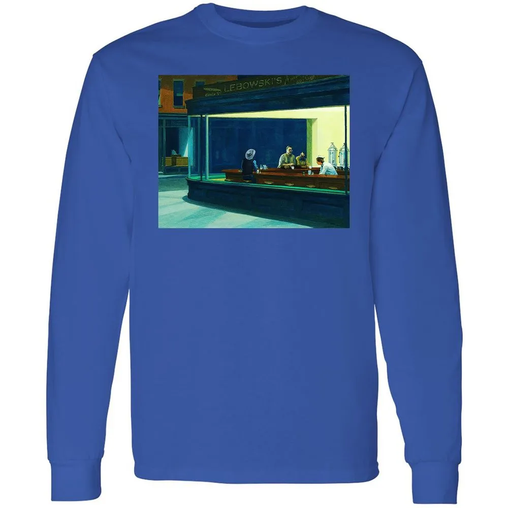Long Sleeve T-Shirt - 2E4TDWS8 - Royal - 8
