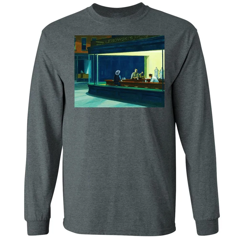 Long Sleeve T-Shirt - 2E4TDWS8 - Dark Heather - 15