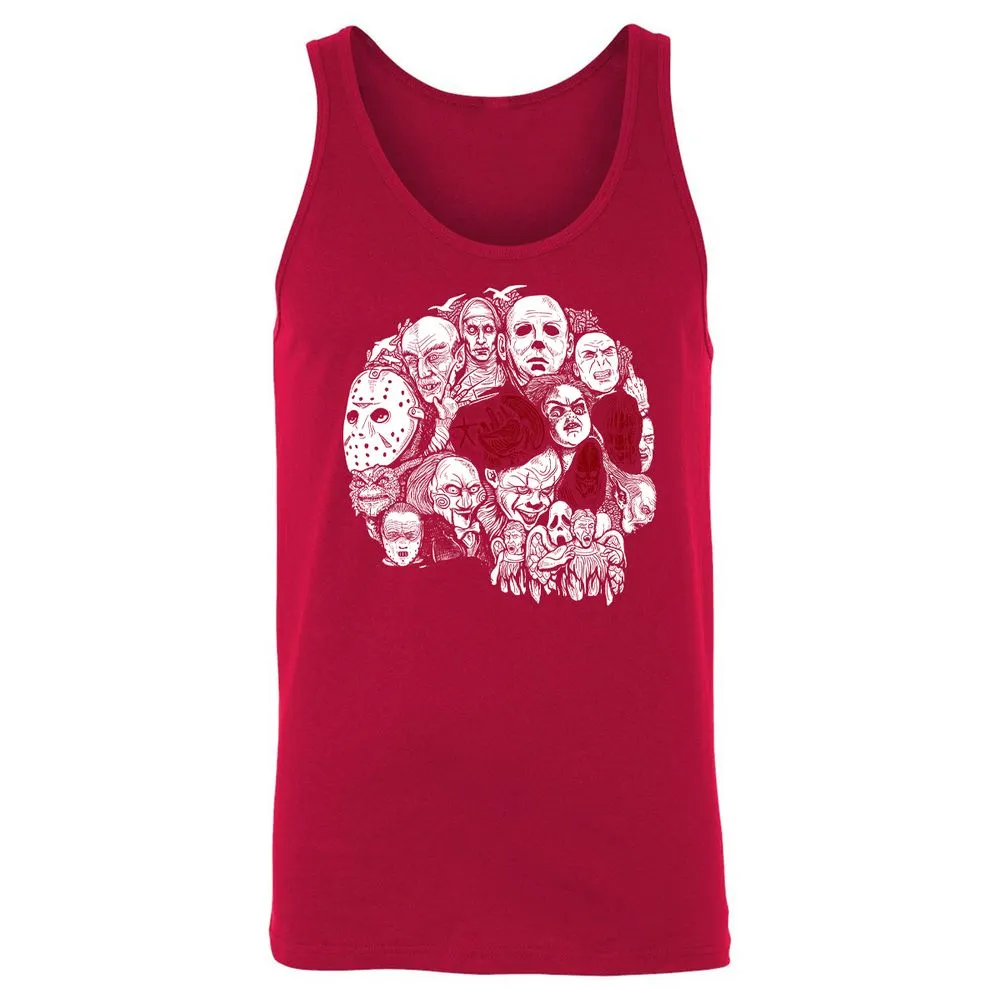 Unisex Jersey Tank - 4H5E8BXQ - Red - 11