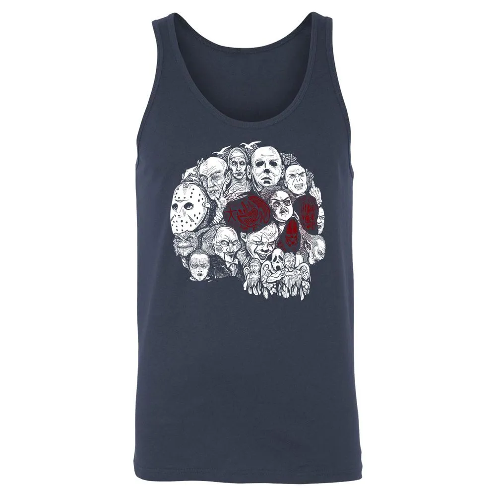 Unisex Jersey Tank - 4H5E8BXQ - Navy - 2
