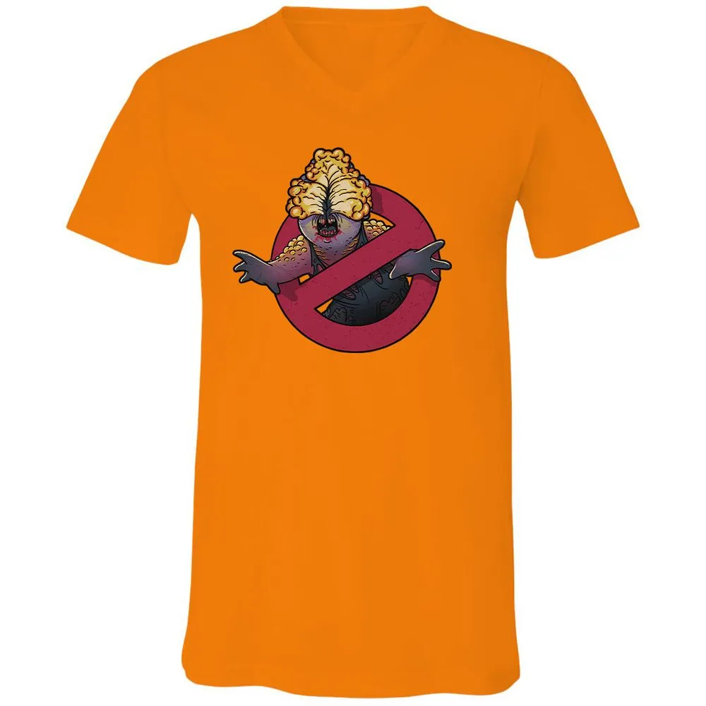 Unisex V-Neck T-Shirt - YRMTJ6NB - Orange - 11