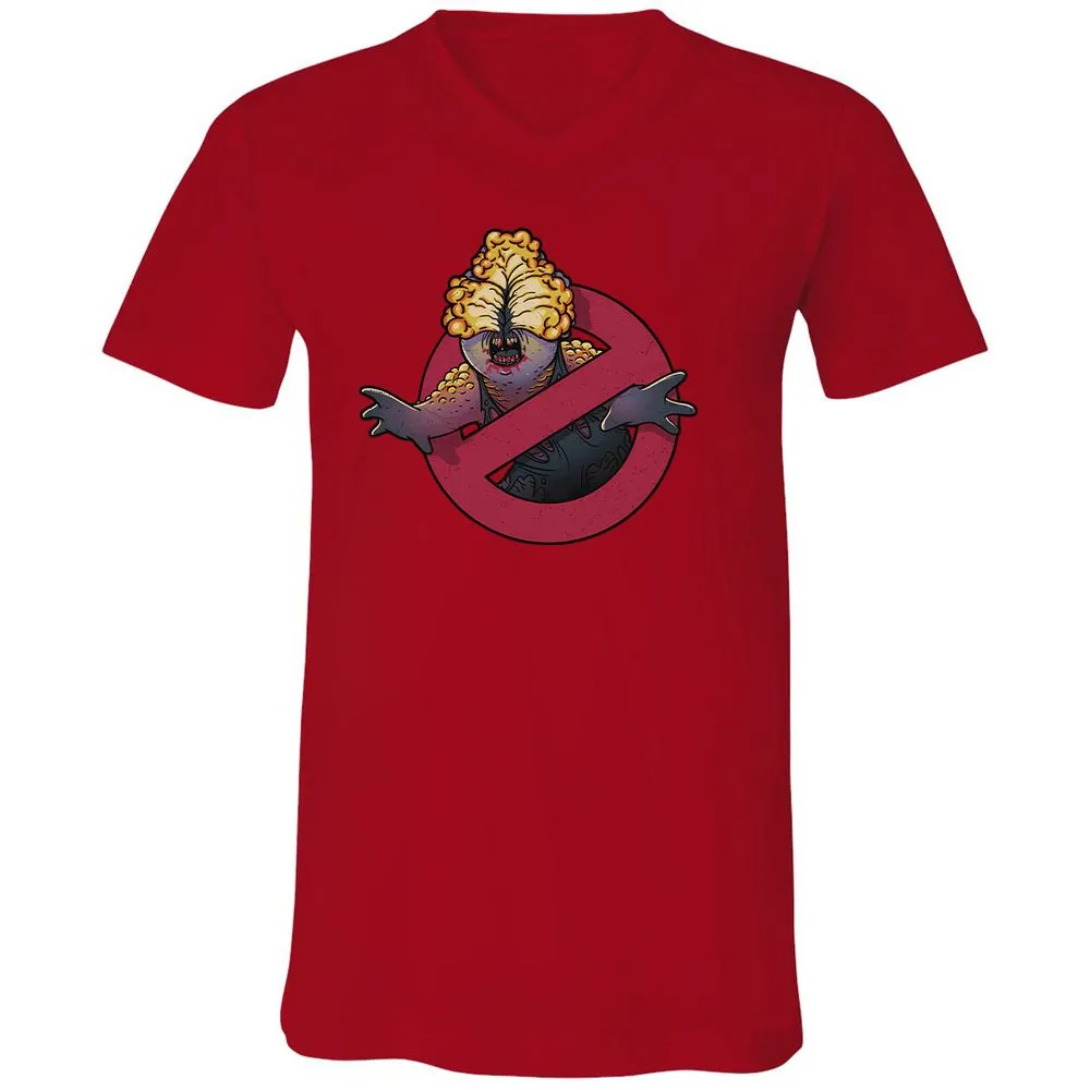 Unisex V-Neck T-Shirt - YRMTJ6NB - Red - 3