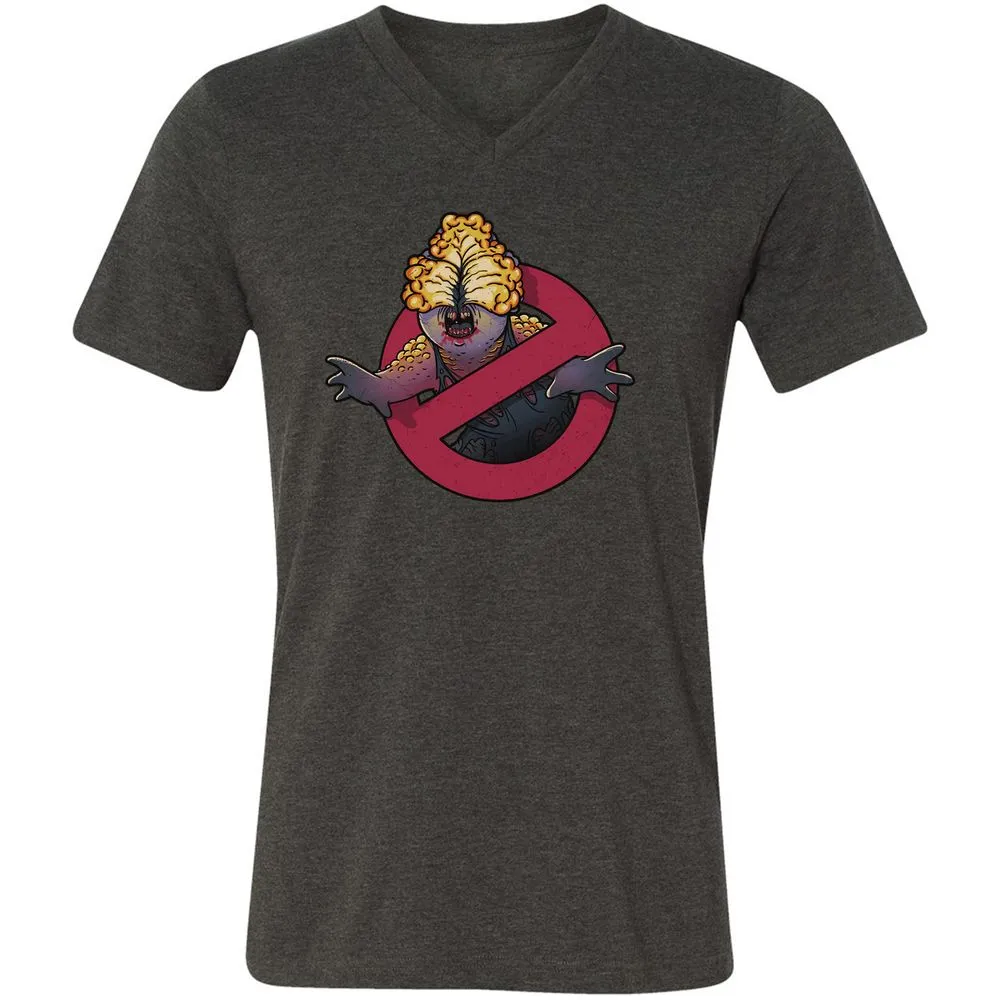 Unisex V-Neck T-Shirt - YRMTJ6NB - Dark Grey Heather - 8