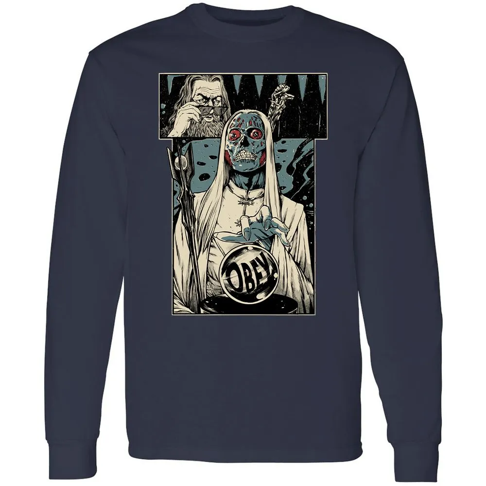 Long Sleeve T-Shirt - A7UUZTL2 - Navy - 2