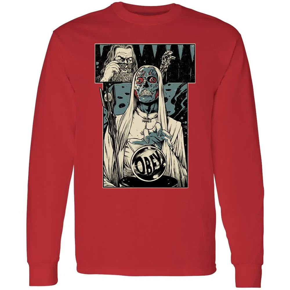 Long Sleeve T-Shirt - A7UUZTL2 - Red - 14