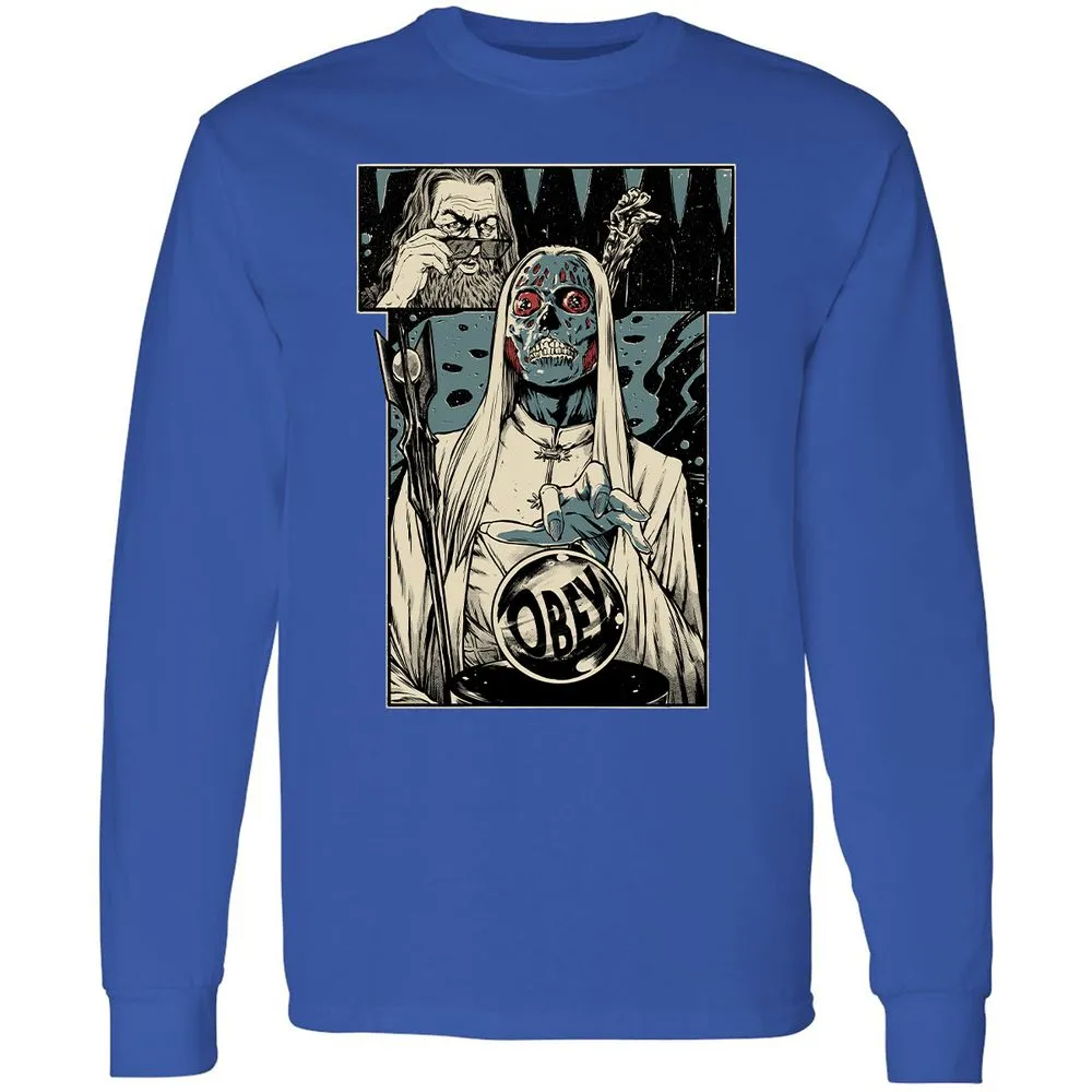 Long Sleeve T-Shirt - A7UUZTL2 - Royal - 8