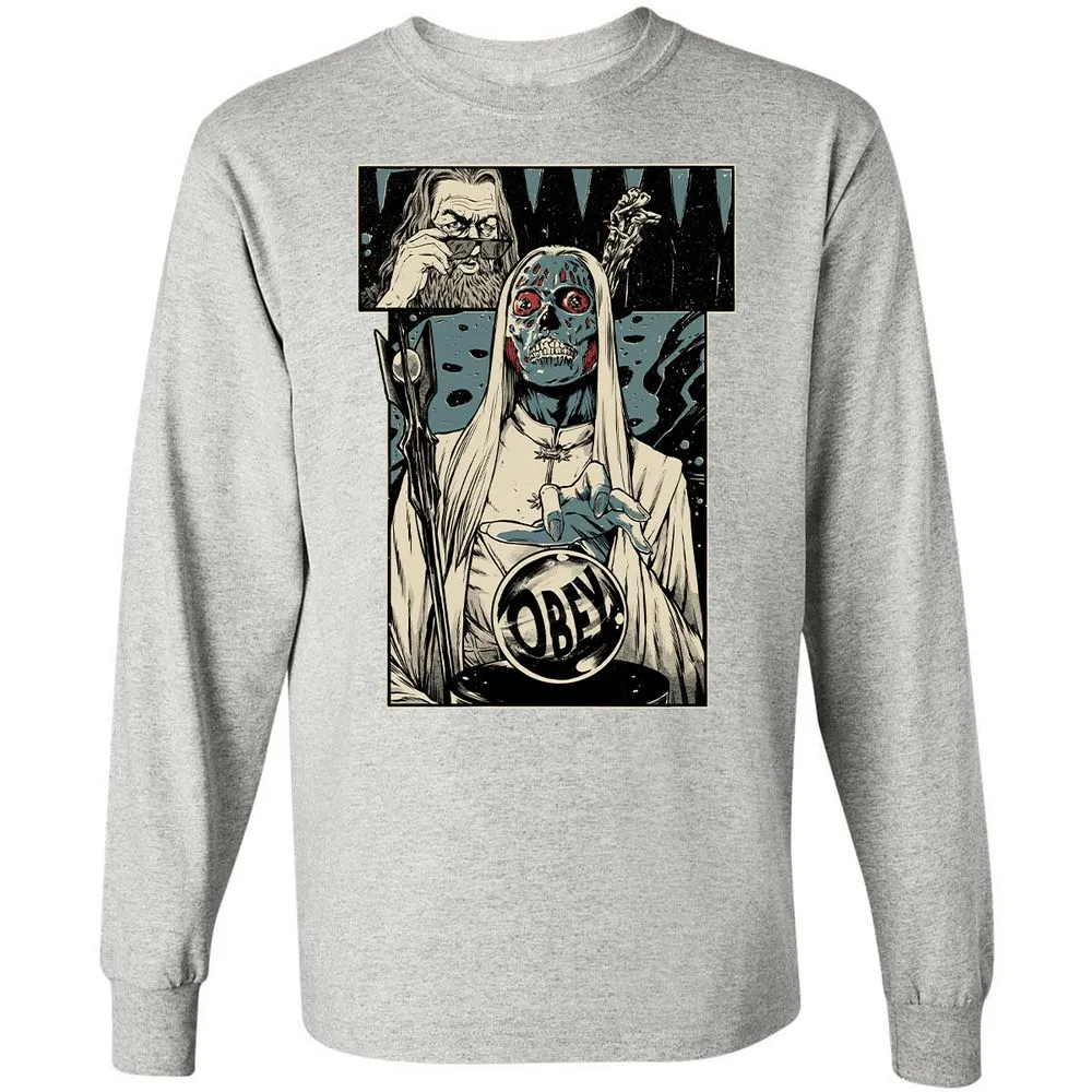 Long Sleeve T-Shirt - A7UUZTL2 - Ash - 7