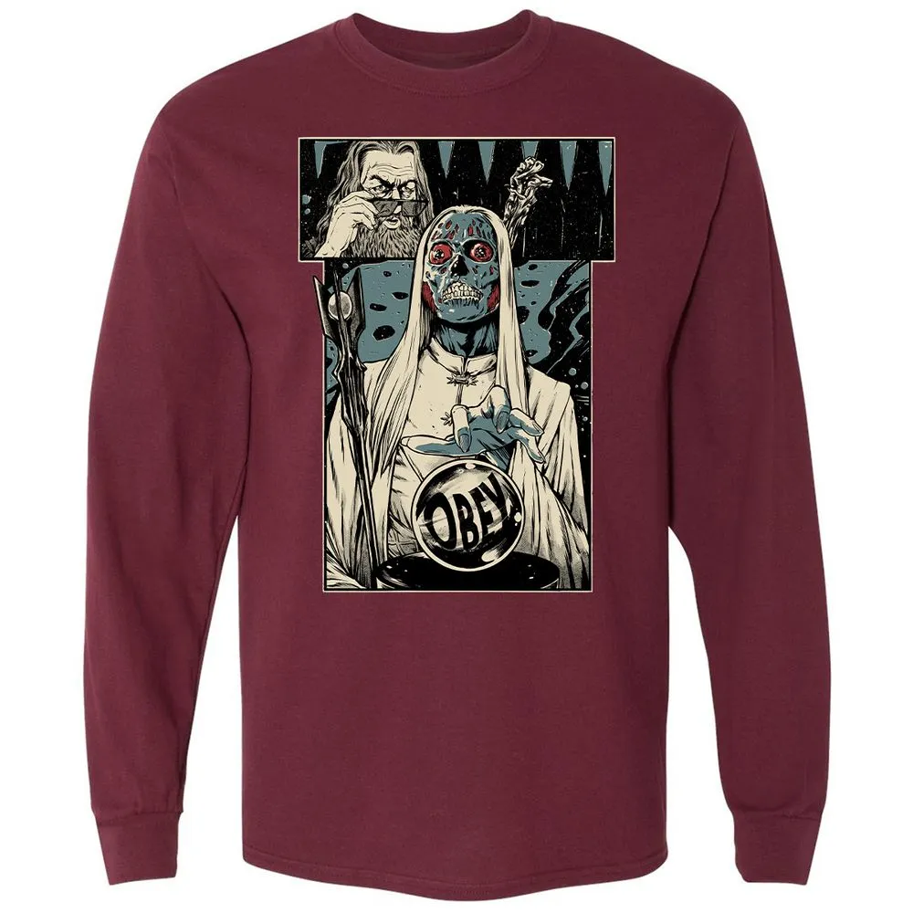 Long Sleeve T-Shirt - A7UUZTL2 - Maroon - 11