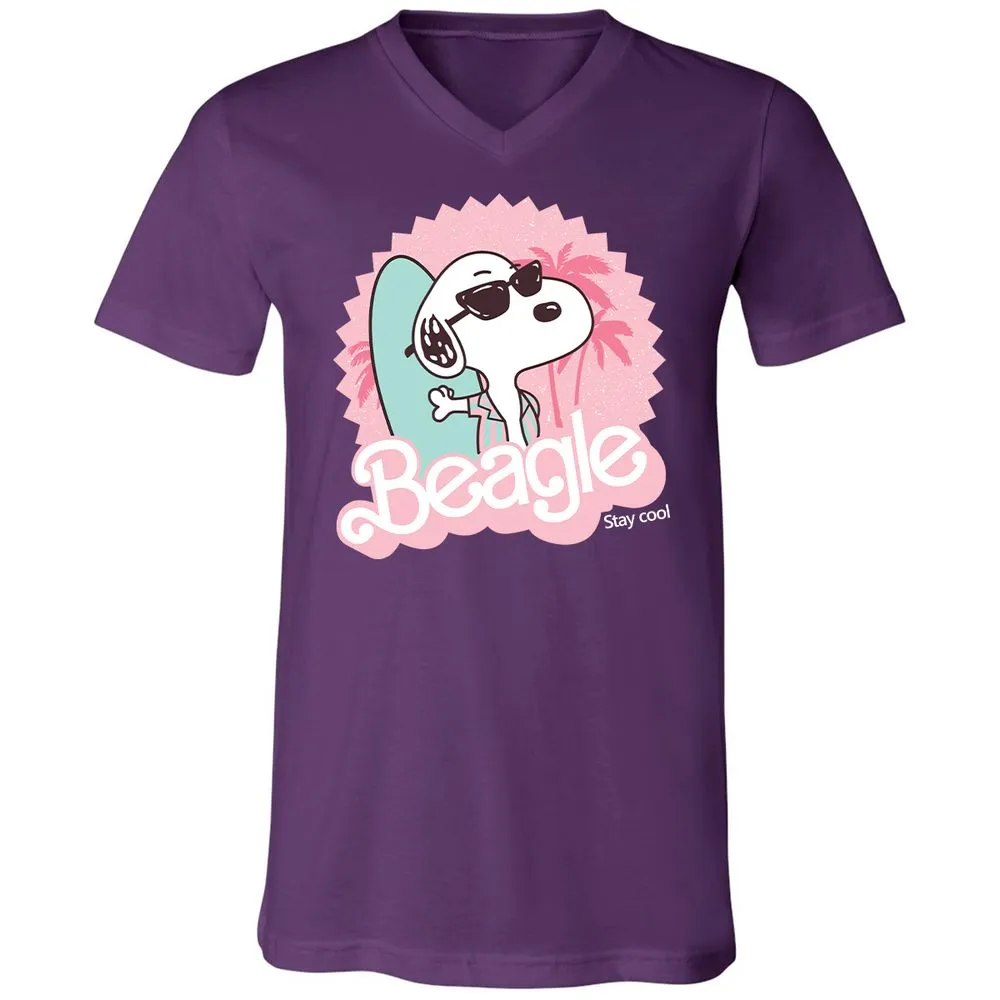 Unisex V-Neck T-Shirt - MP4NN8EC - Team Purple - 9