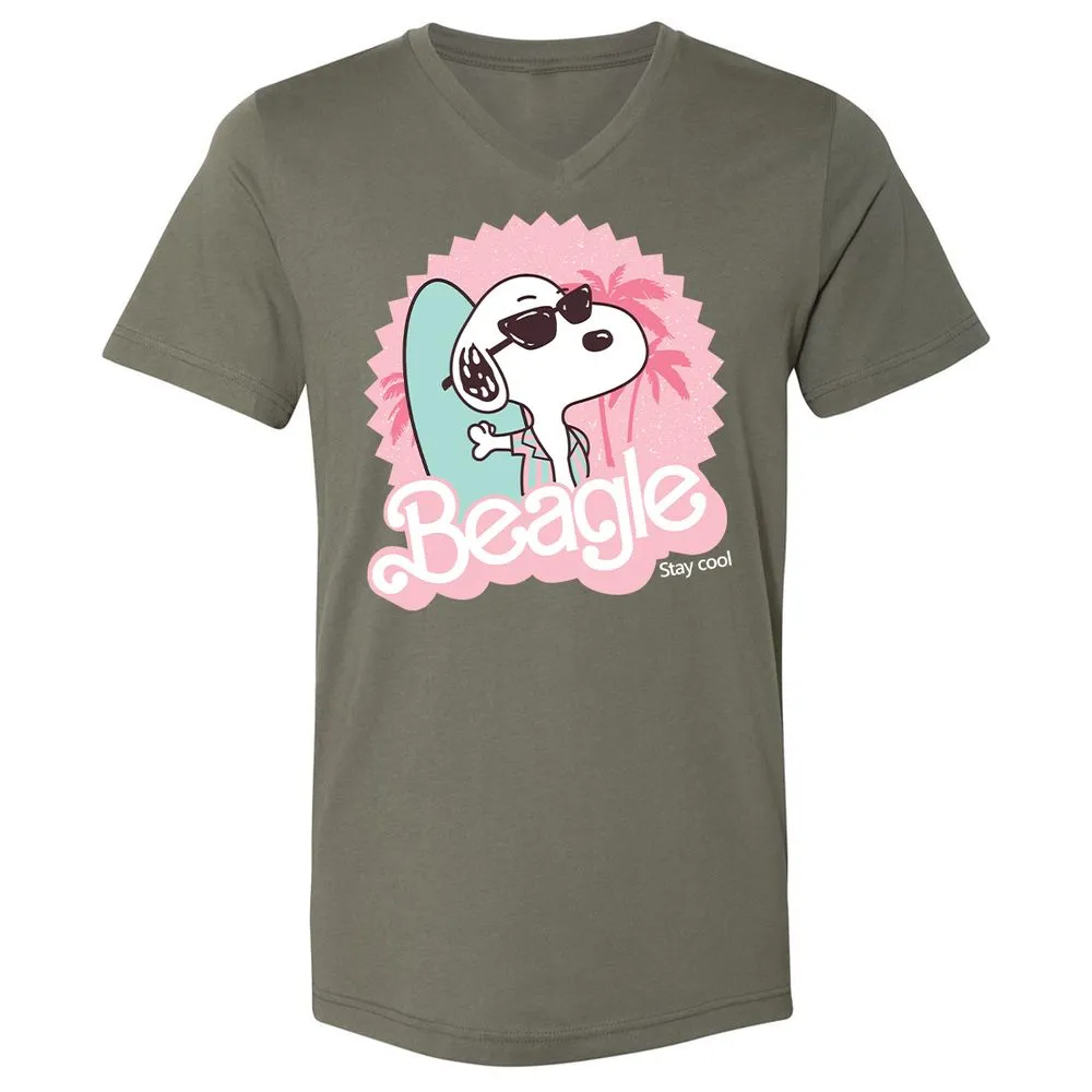 Unisex V-Neck T-Shirt - MP4NN8EC - Military Green - 10