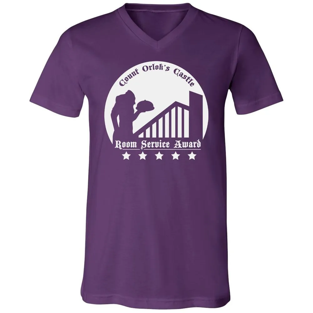 Unisex V-Neck T-Shirt - 5FQ182DM - Team Purple - 9