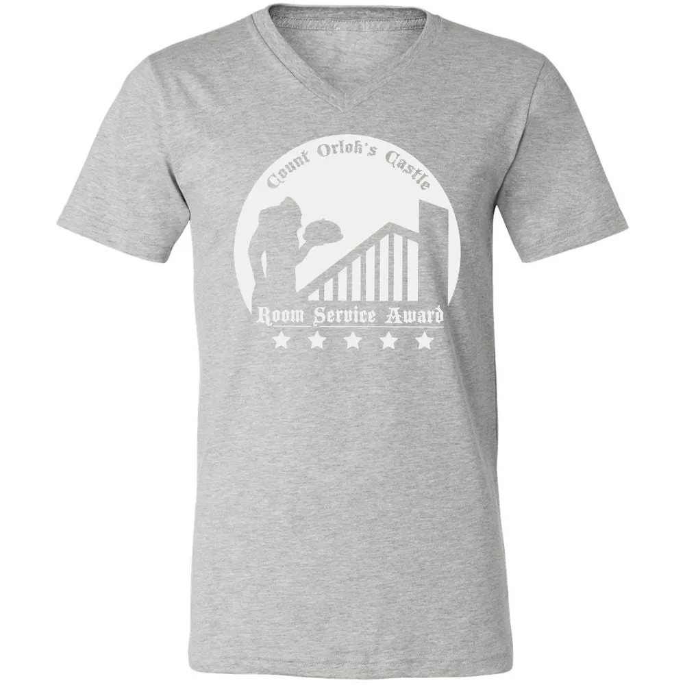 Unisex V-Neck T-Shirt - 5FQ182DM - Athletic Heather - 7