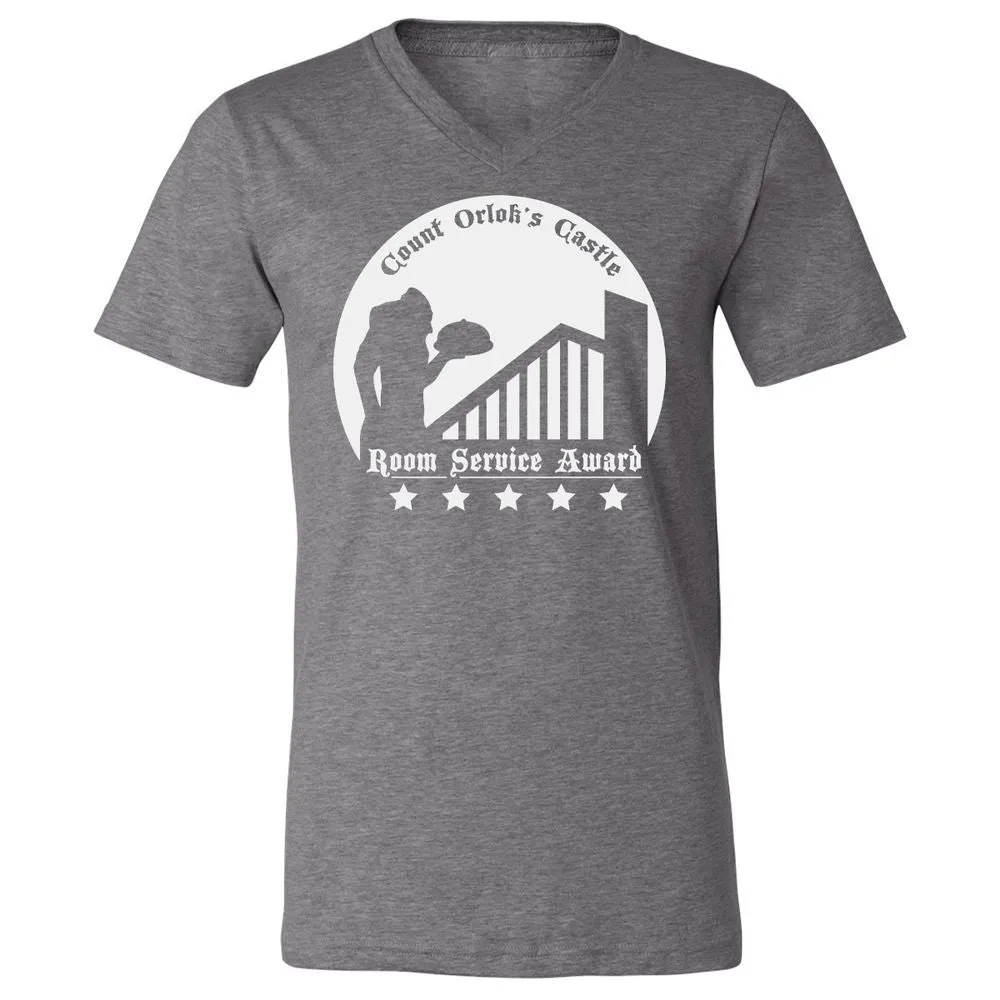 Unisex V-Neck T-Shirt - 5FQ182DM - Deep Heather - 13