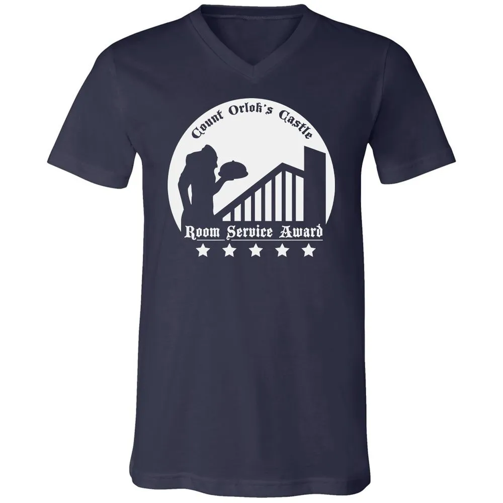 Unisex V-Neck T-Shirt - 5FQ182DM - Navy - 2
