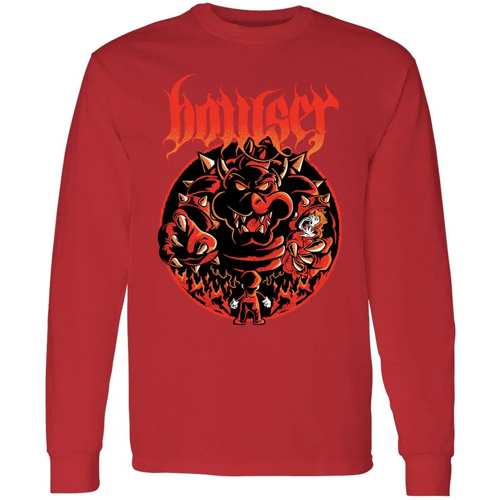 Long Sleeve T-Shirt - 4XCVGFJY - Red - 14
