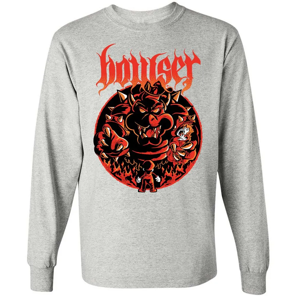 Long Sleeve T-Shirt - 4XCVGFJY - Ash - 7