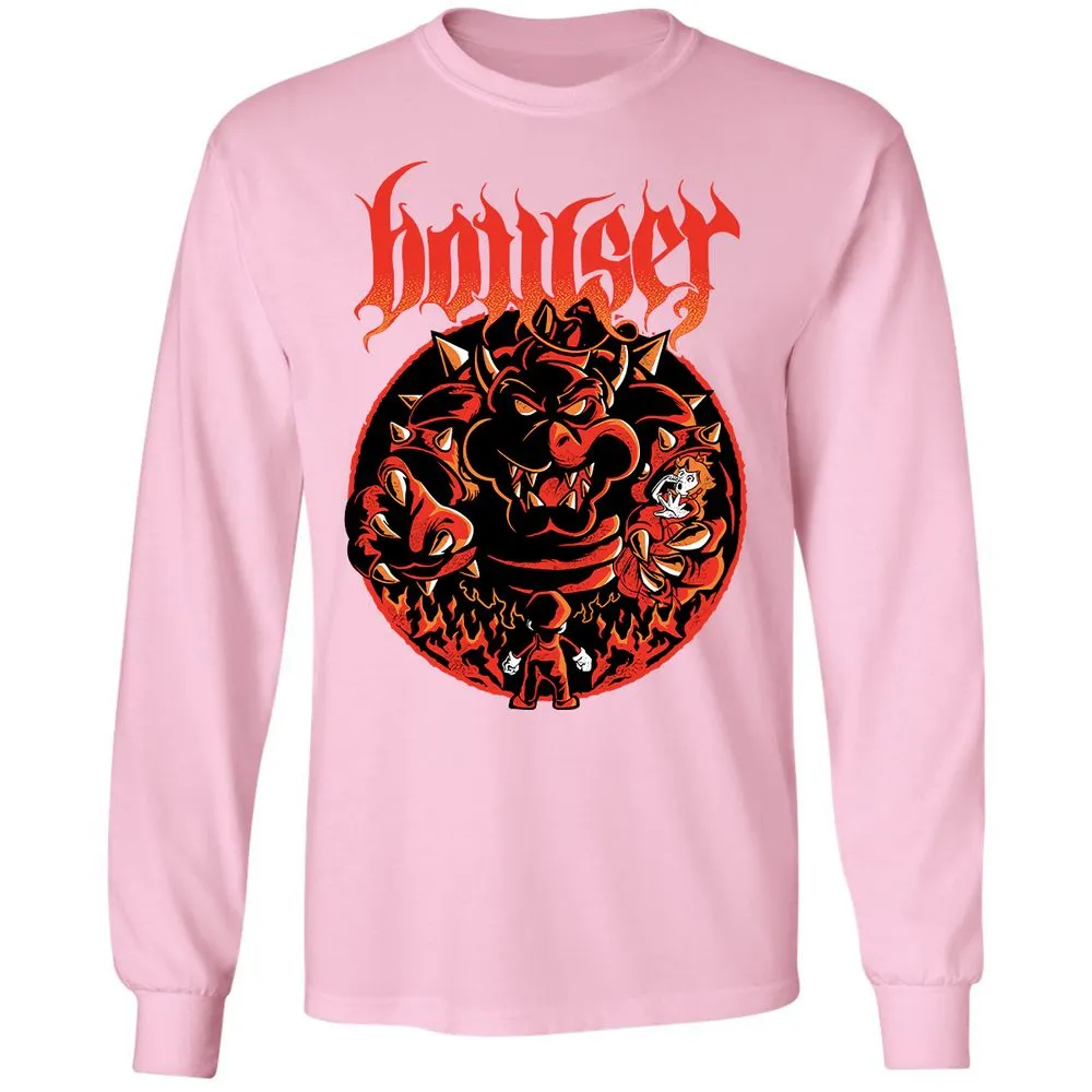 Long Sleeve T-Shirt - 4XCVGFJY - Light Pink - 3