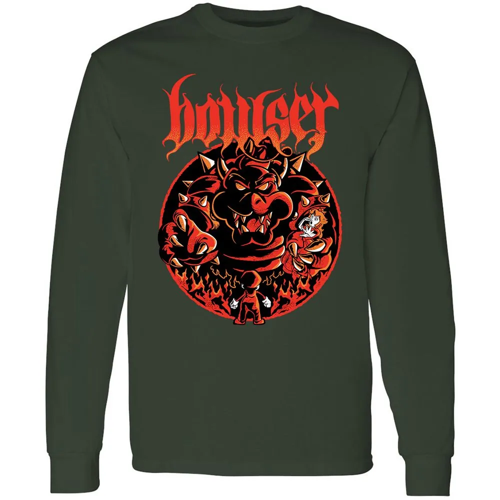 Long Sleeve T-Shirt - 4XCVGFJY - Forest Green - 4