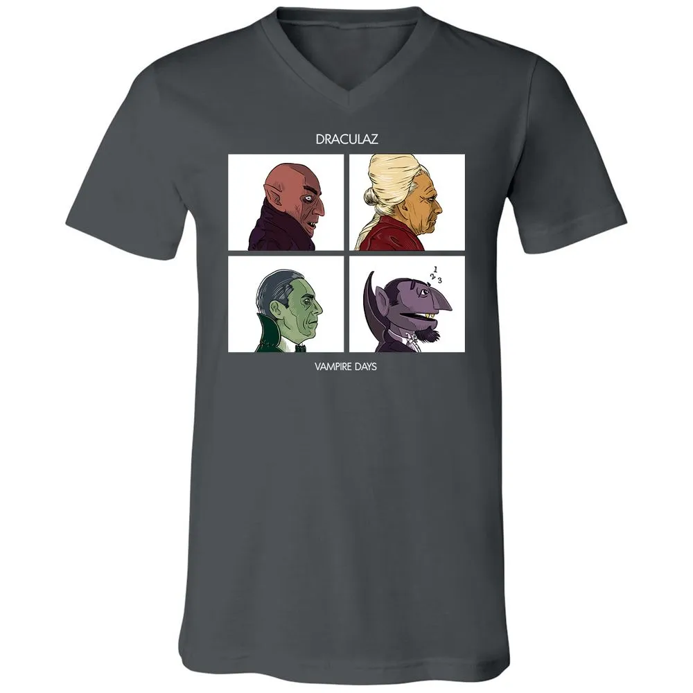 Unisex V-Neck T-Shirt - 9GP53RDJ - Asphalt - 12