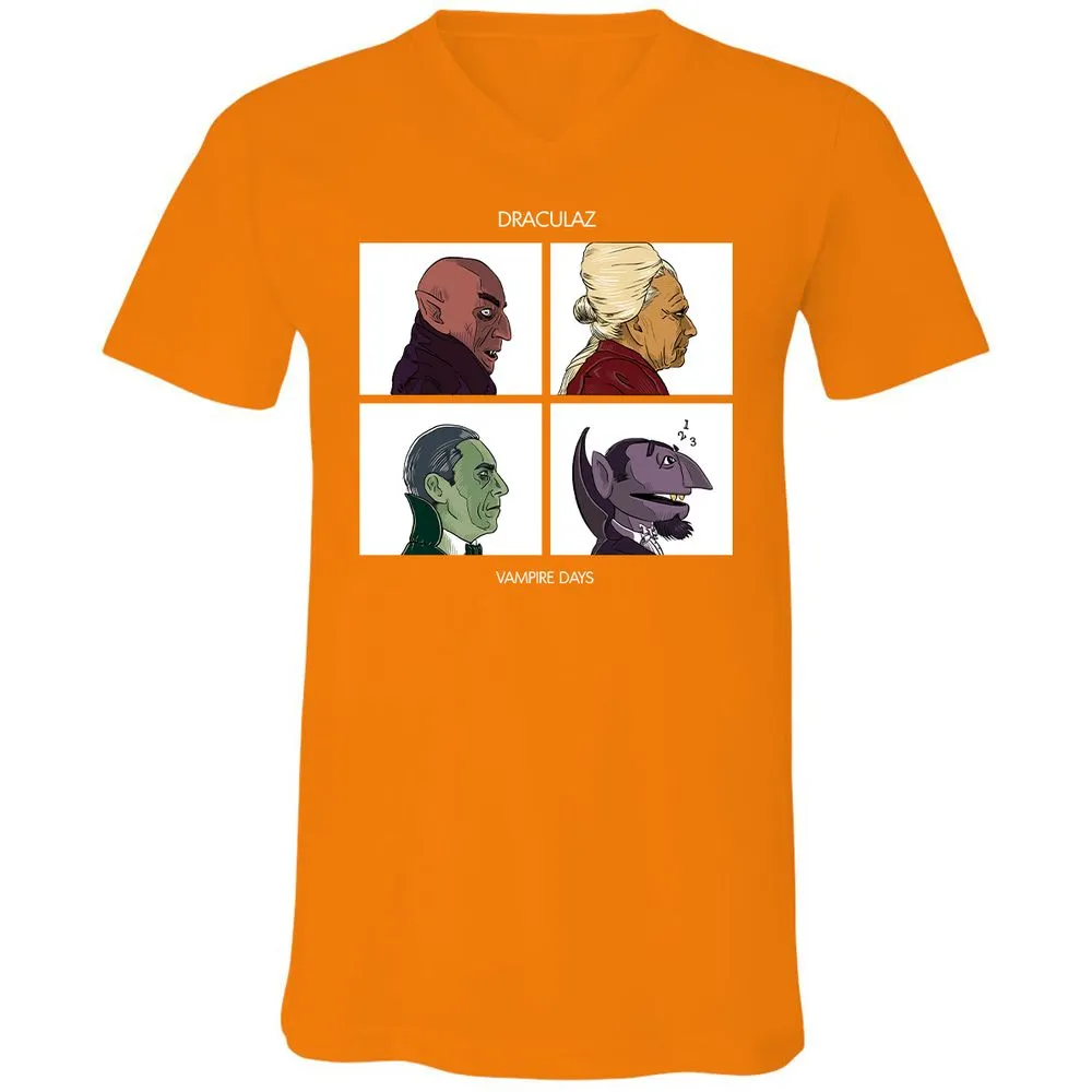 Unisex V-Neck T-Shirt - 9GP53RDJ - Orange - 11