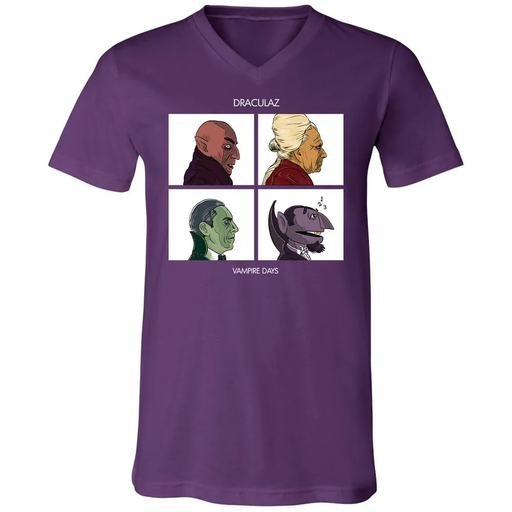 Unisex V-Neck T-Shirt - 9GP53RDJ - Team Purple - 9