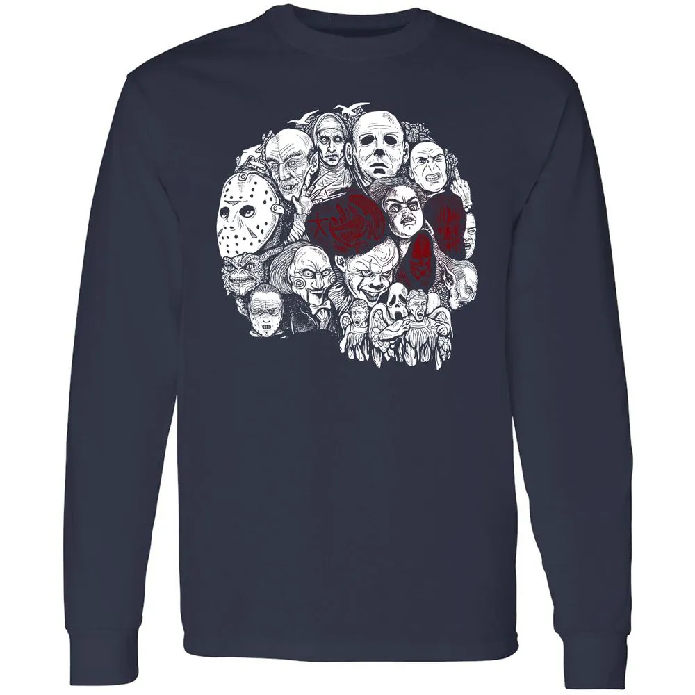 Long Sleeve T-Shirt - 4YSSDGL5 - Navy - 2