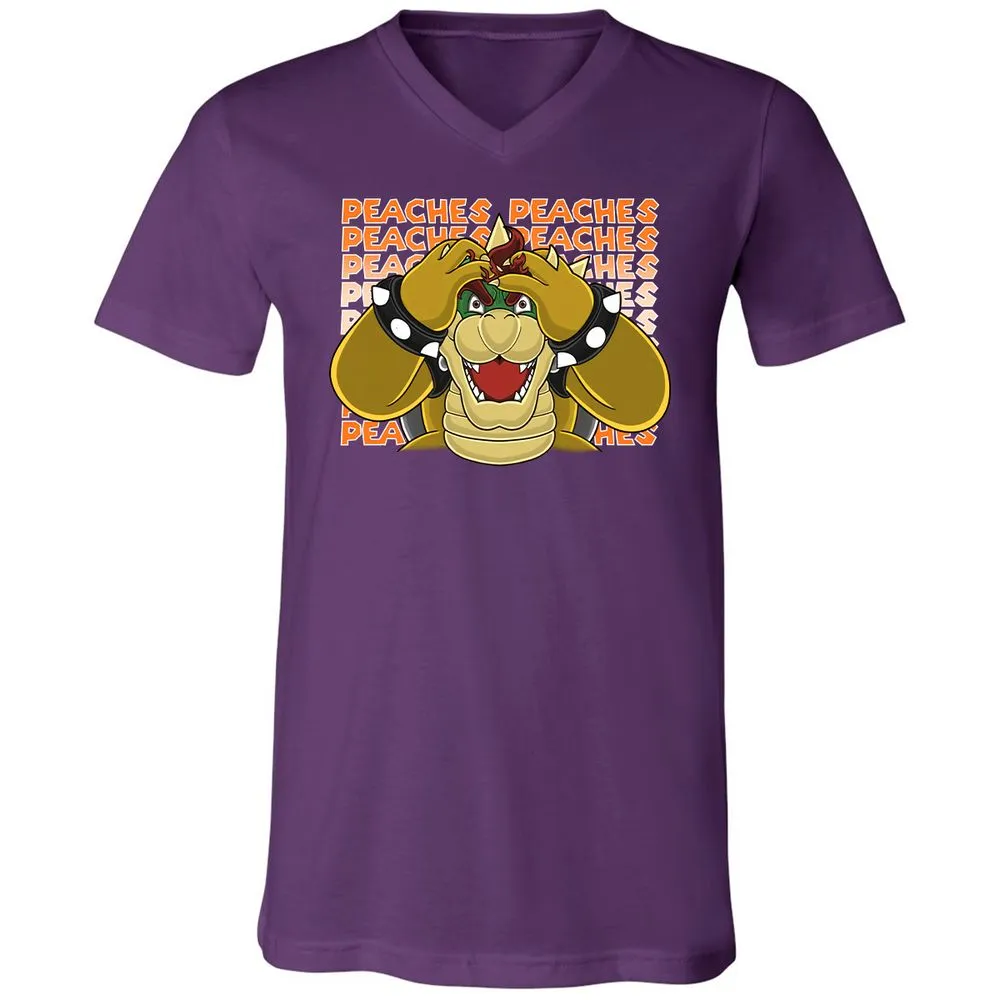 Unisex V-Neck T-Shirt - 192EKZG8 - Team Purple - 9